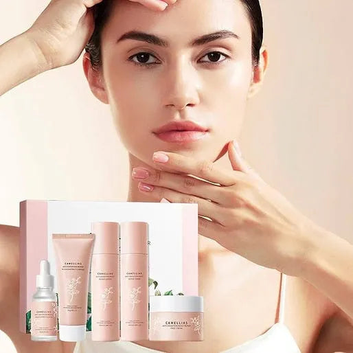 Kit Facial Bioaqua Camelias Anti-Oxidation