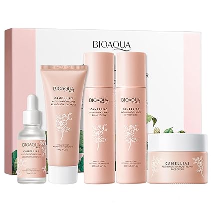 Kit Facial Bioaqua Camelias Anti-Oxidation