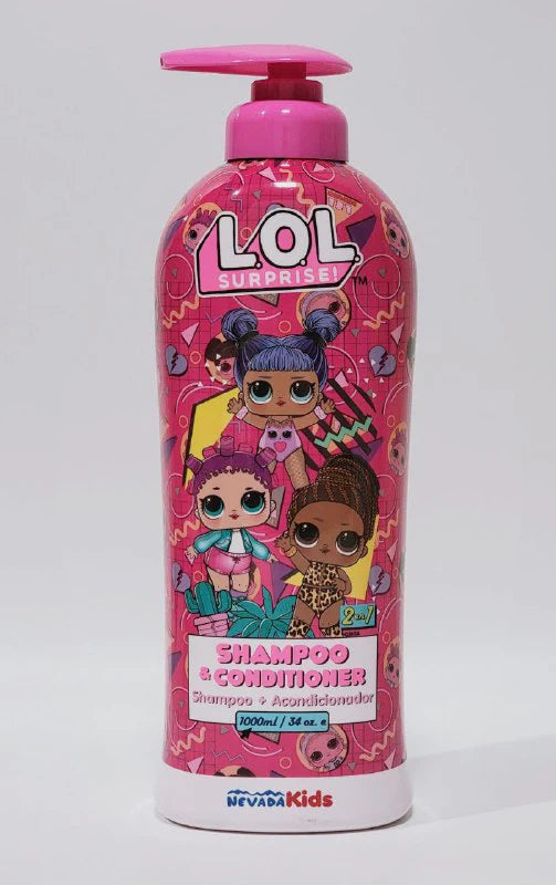 Shampoo mas Acondicionador Niña LOL Surprise 1000ml